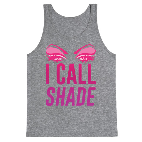 I Call Shade White Print Tank Top