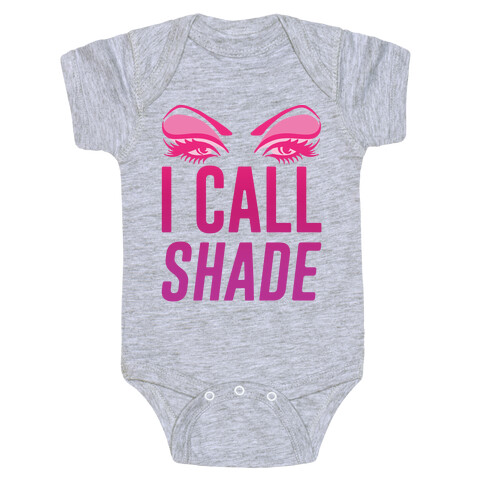 I Call Shade White Print Baby One-Piece