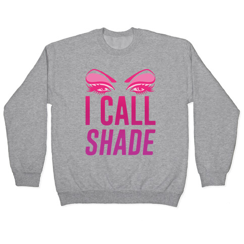 I Call Shade White Print Pullover