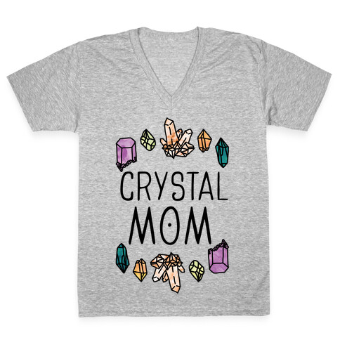 Crystal Mom V-Neck Tee Shirt