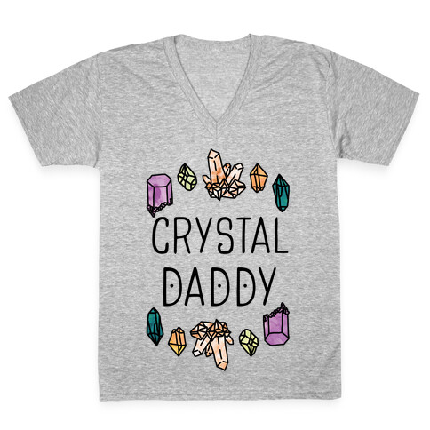 Crystal Daddy V-Neck Tee Shirt