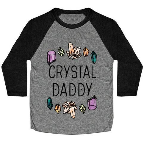 Crystal Daddy Baseball Tee