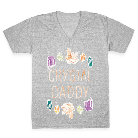 Crystal Daddy V-Neck Tee Shirt