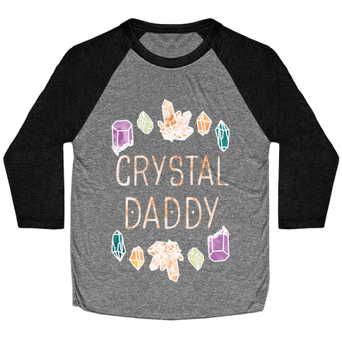 Crystal Daddy Baseball Tee