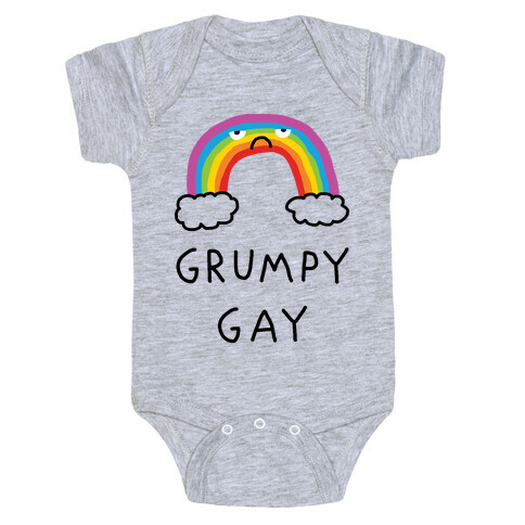 Grumpy Gay Baby One-Piece
