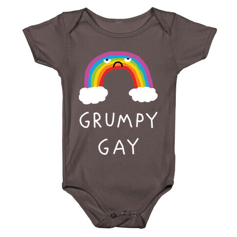 Grumpy Gay Baby One-Piece