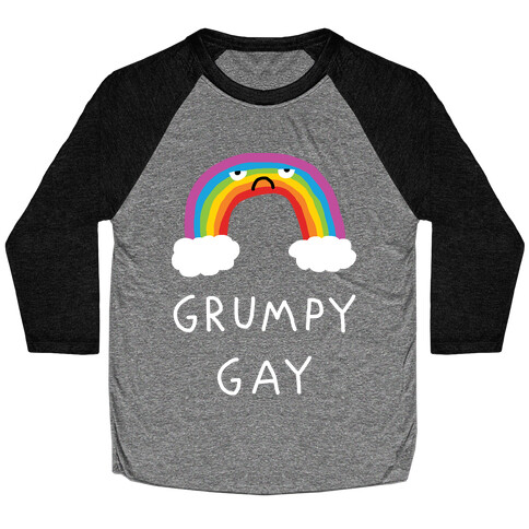 Grumpy Gay Baseball Tee