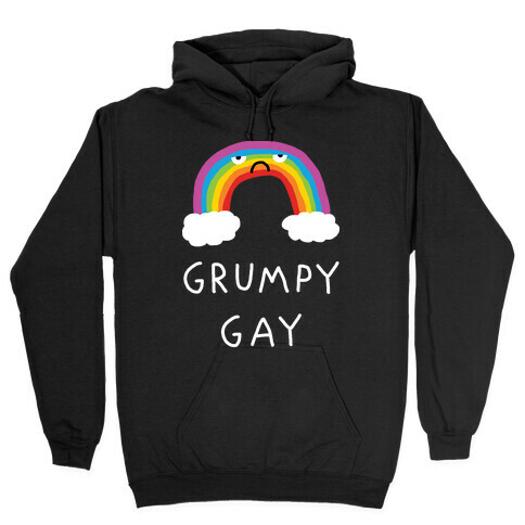 Grumpy Gay Hooded Sweatshirt
