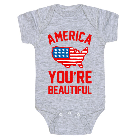 America, You're Beautiful Baby One-Piece