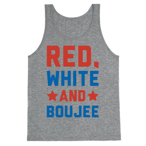 Red White And Boujee Tank Top
