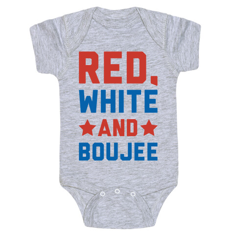 Red White And Boujee Baby One-Piece