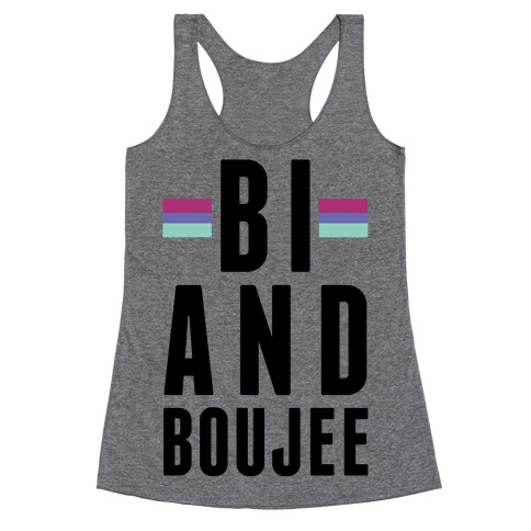 Bi and Boujee Racerback Tank Top