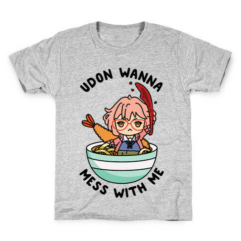 Udon Wanna Mess With Me Kids T-Shirt