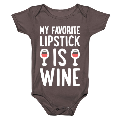 My Favorite Lipstick Is Wine Baby One-Piece