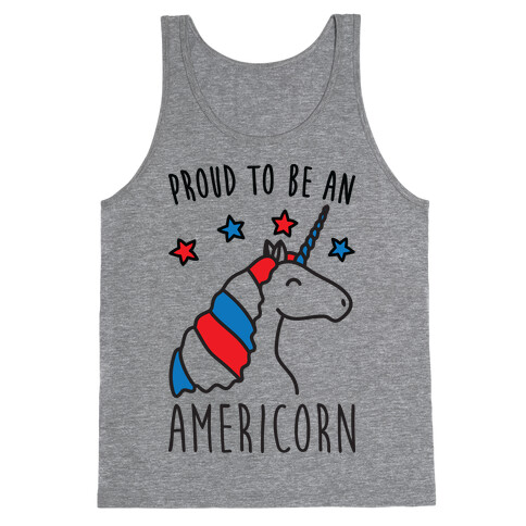 Proud To Be An Americorn Tank Top