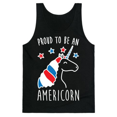 Proud To Be An Americorn Tank Top