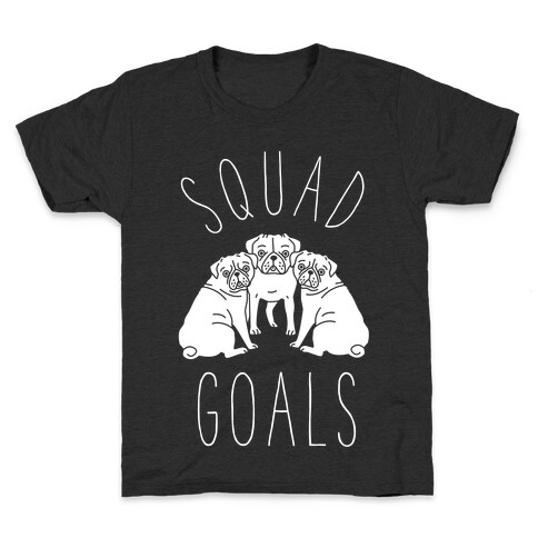 Squad Goals Pugs Kids T-Shirt