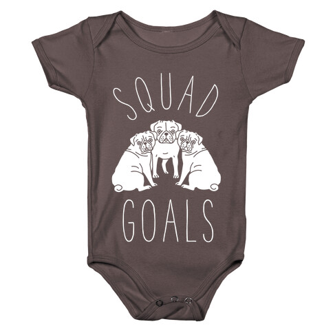 Squad Goals Pugs Baby One-Piece