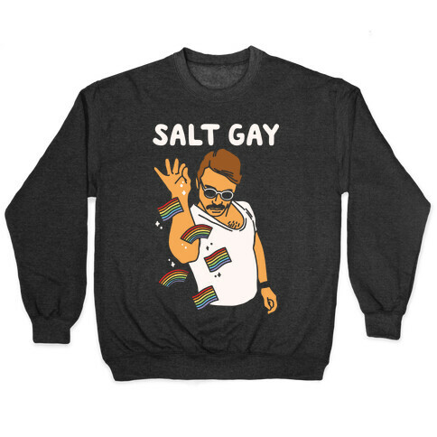 Salt Gay White Print Pullover