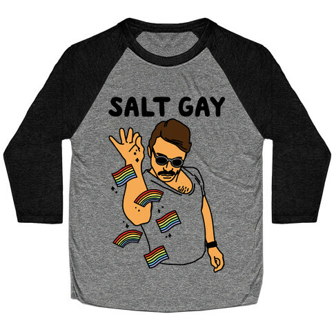 Salt Gay Baseball Tee