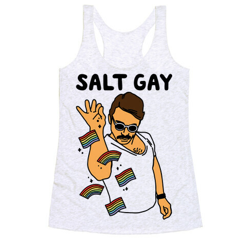 Salt Gay Racerback Tank Top