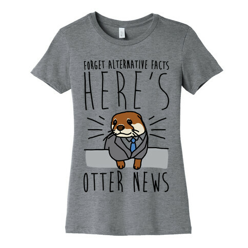 Otter News Womens T-Shirt
