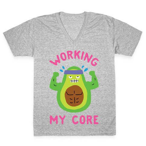Working My Core V-Neck Tee Shirt