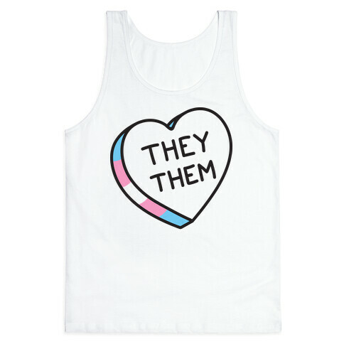 They Them Candy Heart Tank Top