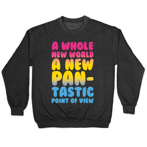 A New Pantastic Point of View Parody White Print Pullover
