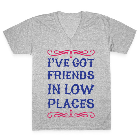 Low Places V-Neck Tee Shirt