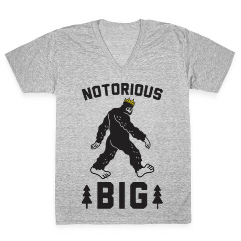 Notorious BIGfoot V-Neck Tee Shirt