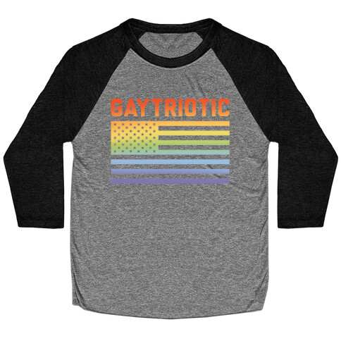 Gaytriotic Baseball Tee