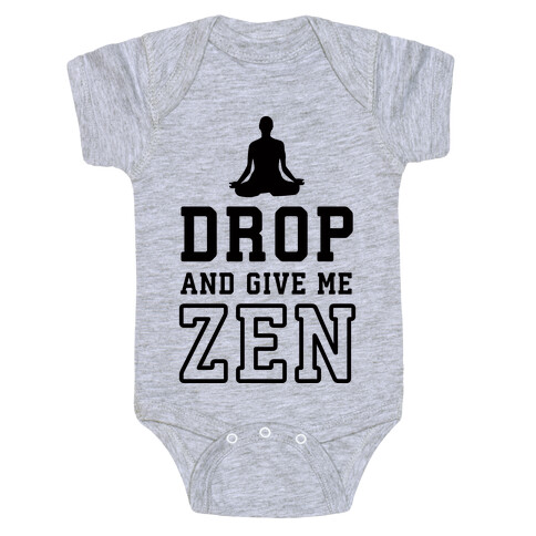 Drop And Give Me Zen Baby One-Piece