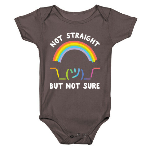 Not Straight But Not Sure Baby One-Piece