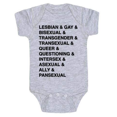 LGBTQIA And Then Some  Baby One-Piece