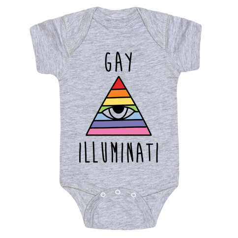 Gay Illuminati  Baby One-Piece