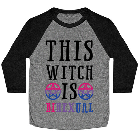 This Witch Is Bihexual Baseball Tee