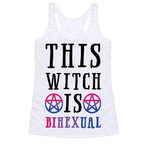 This Witch Is Bihexual Racerback Tank Top