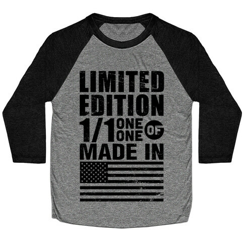 Limited Edition Made In America Baseball Tee