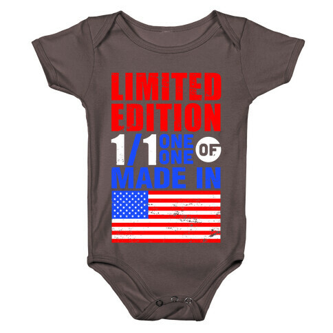 Limited Edition Made In America Baby One-Piece