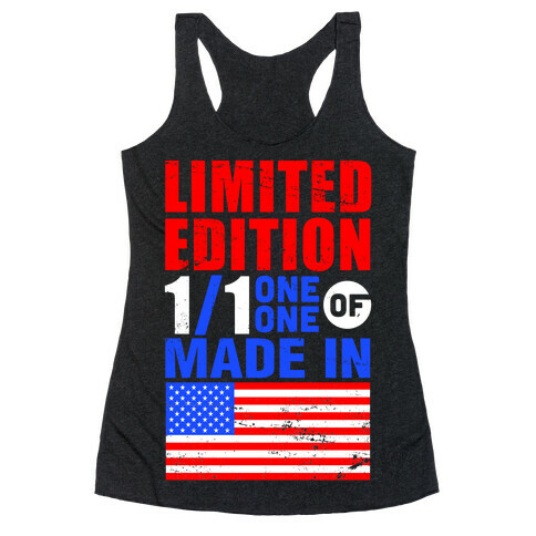 Limited Edition Made In America Racerback Tank Top