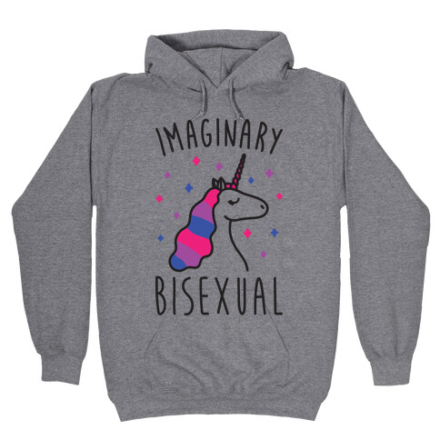 Imaginary Bisexual Unicorn Hooded Sweatshirt
