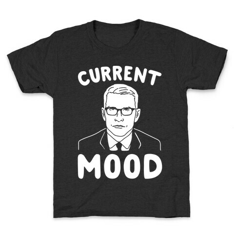 Current Mood Anderson White Print Kids T-Shirt