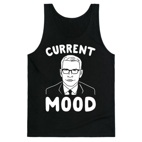 Current Mood Anderson White Print Tank Top