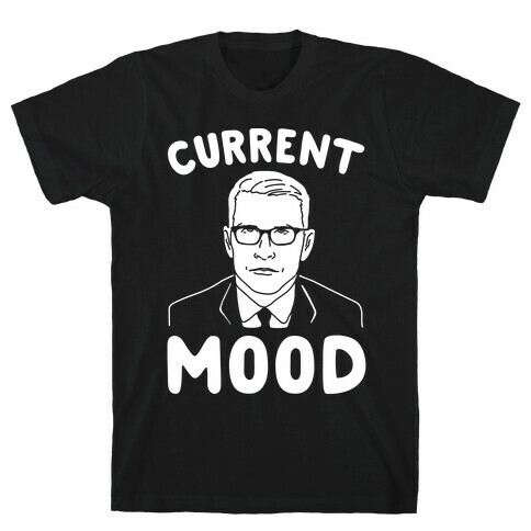 Current Mood Anderson White Print T-Shirt