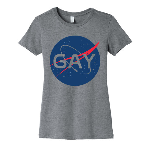 Gay Nasa Parody Womens T-Shirt