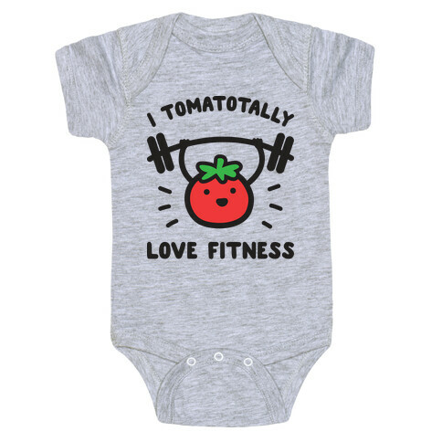 I Tomatotally Love Fitness Baby One-Piece