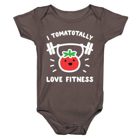 I Tomatotally Love Fitness Baby One-Piece