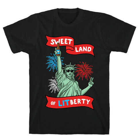 Sweet Land of LITberty T-Shirt