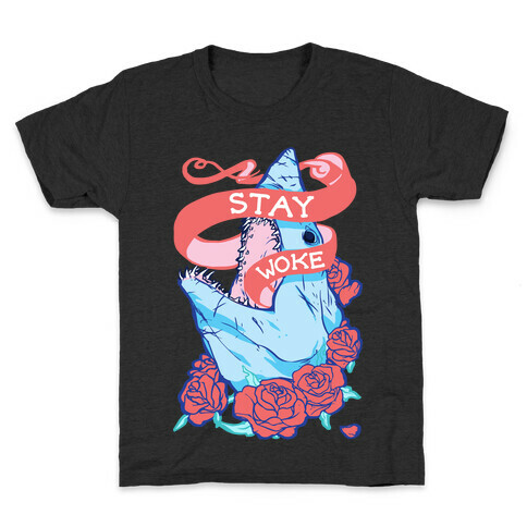 Stay Woke Shark Kids T-Shirt